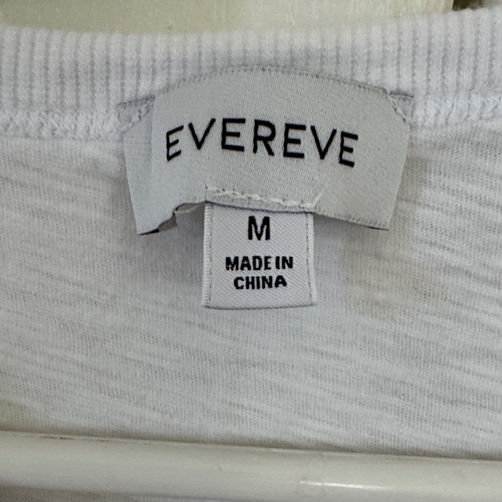 Evereve White Tank Top with Orange, Yellow, Green and Blue Stripes - Picture 2 of 3